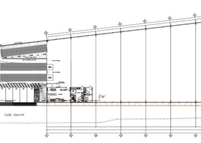 bodega industrial nueva en toluca plano arquitectónico