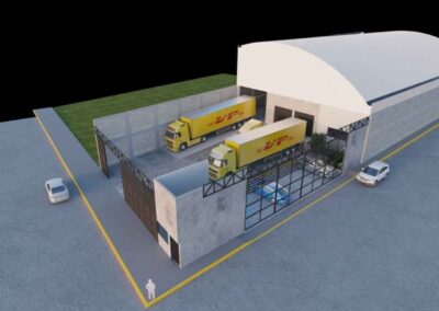 bodega industrial nueva en toluca render