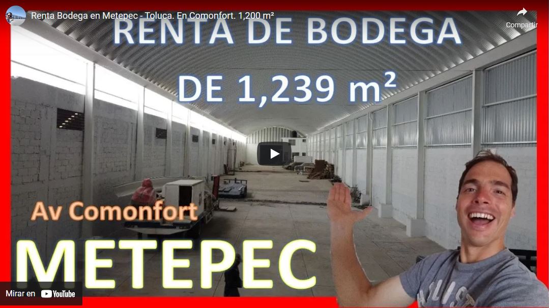 bodega en renta en Metepec