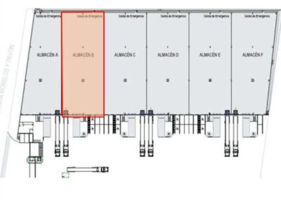Renta de bodega en toluca plano de cuál sería la bodega B en premium park aeropuerto Toluca